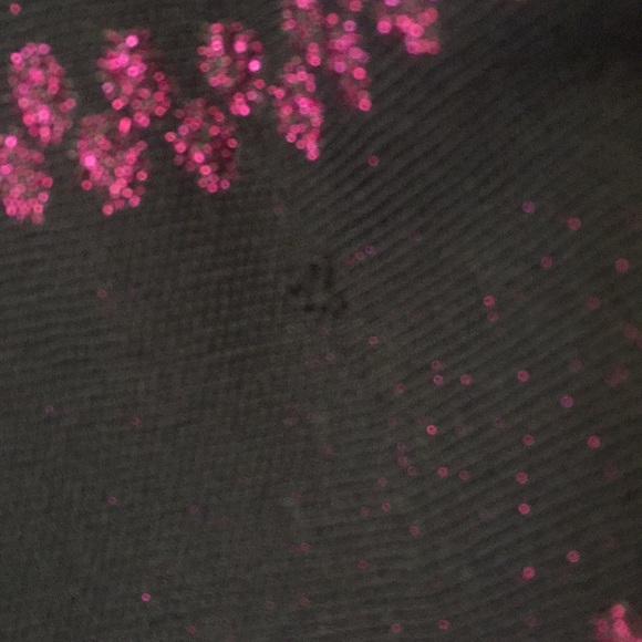 Alaia Black Purple Zig Zag Dress - Picture 5 of 5